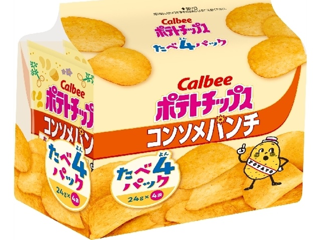 カルビー ポテトＣコンソメパンチたべよん ９６ｇ  【購入入数８個】