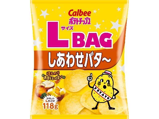 カルビー ポテトＬサイズ しあわせバタ～１１８ｇ □お取り寄せ品 【購入入数１２個】