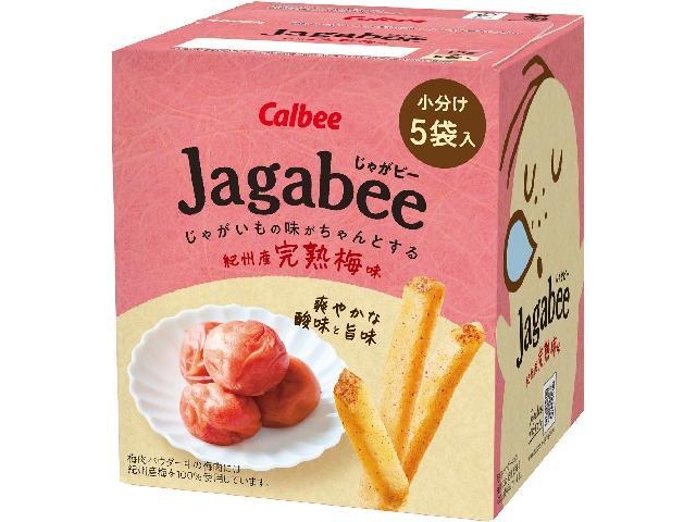 カルビー Ｊａｇａｂｅｅ 紀州産完熟梅味７５ｇ □お取り寄せ品 【購入入数１２個】