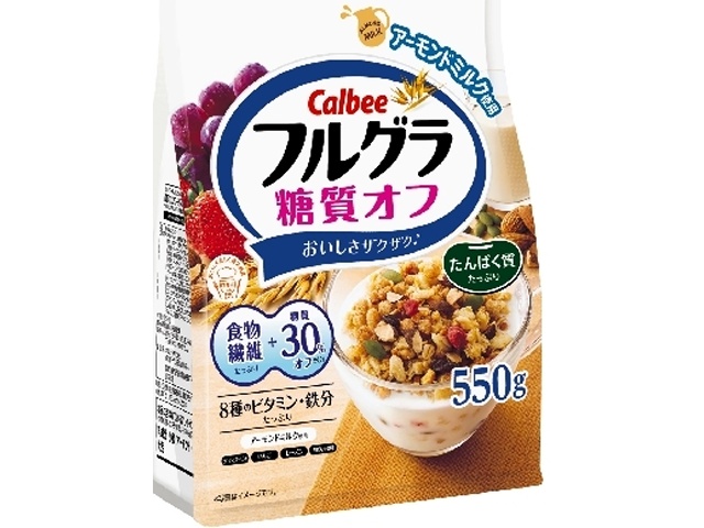 カルビー フルグラ糖質オフ ５５０ｇ □お取り寄せ品 【購入入数６個】