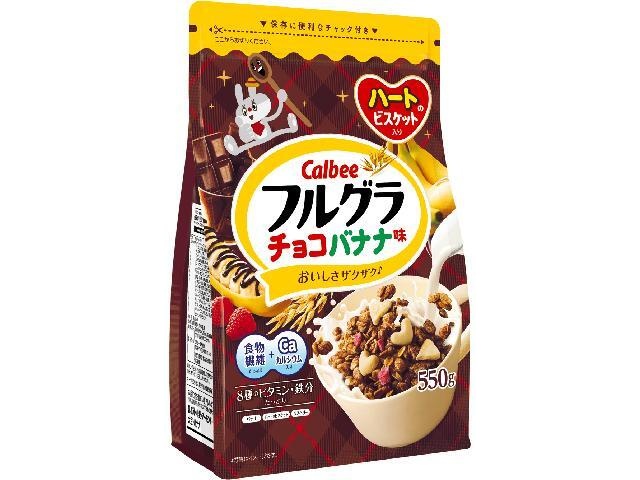 カルビー フルグラ チョコバナナ味５５０ｇ □お取り寄せ品 【購入入数６個】