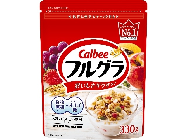カルビー フルグラ ３３０ｇ 【新商品 2/9 発売】 □お取り寄せ品 【購入入数８個】
