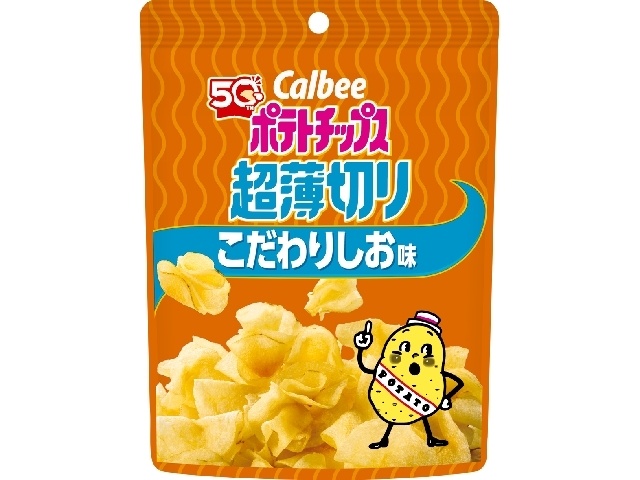 カルビー ポテト超薄切り こだわりしお味４０ｇ □お取り寄せ品 【購入入数１２個】