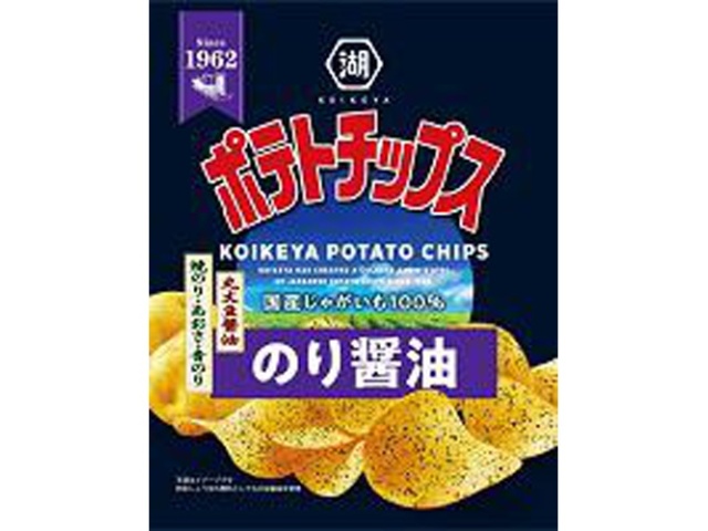 湖池屋 ポテトチップス のり醤油５０ｇ □お取り寄せ品 【購入入数１２個】