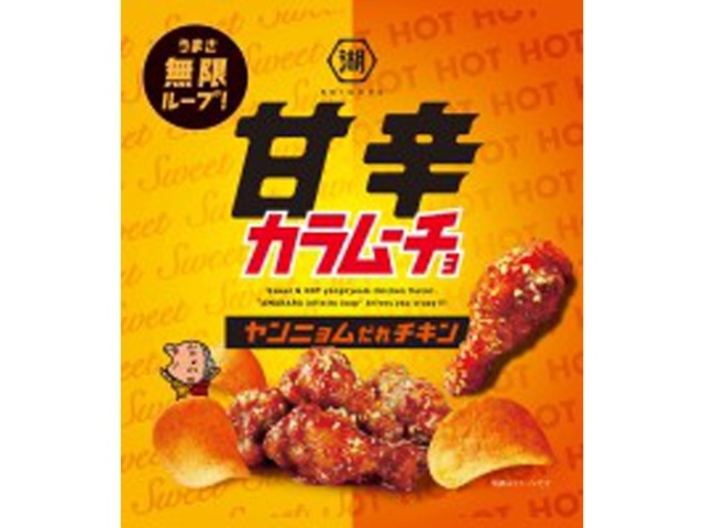 湖池屋 甘辛カラムーチョヤンニョムだれチキン５３ｇ □お取り寄せ品 【購入入数１２個】
