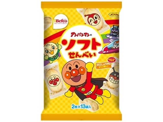 栗山米菓 アンパンマンのソフトせんべい ２６枚 【今月の特売 菓子】 【購入入数１２個】