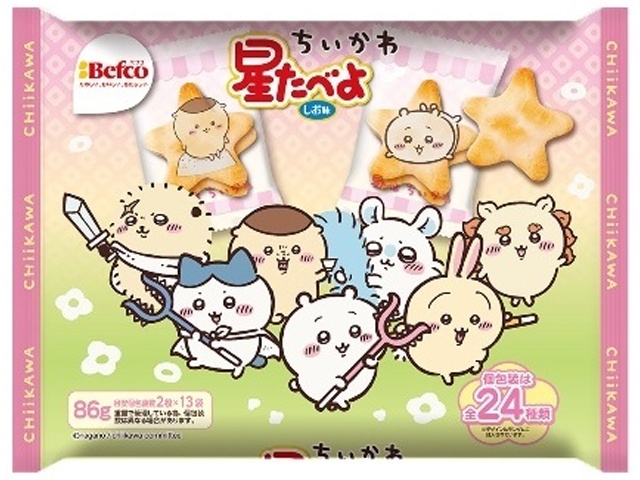 栗山米菓 ２６ひなまつりアニメちいかわ星たべよ ８６ｇ □お取り寄せ品 【購入入数１２個】