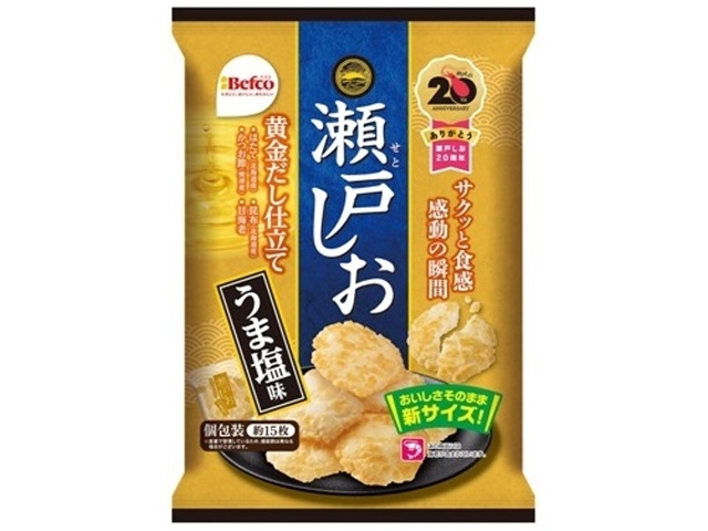 栗山米菓 瀬戸しお うま塩味７１ｇ 【今月の特売 菓子】 【購入入数１２個】