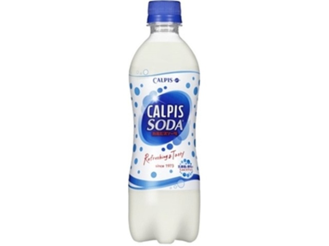 カルピスソーダ Ｐ５００ｍｌ △ 【購入入数２４個】