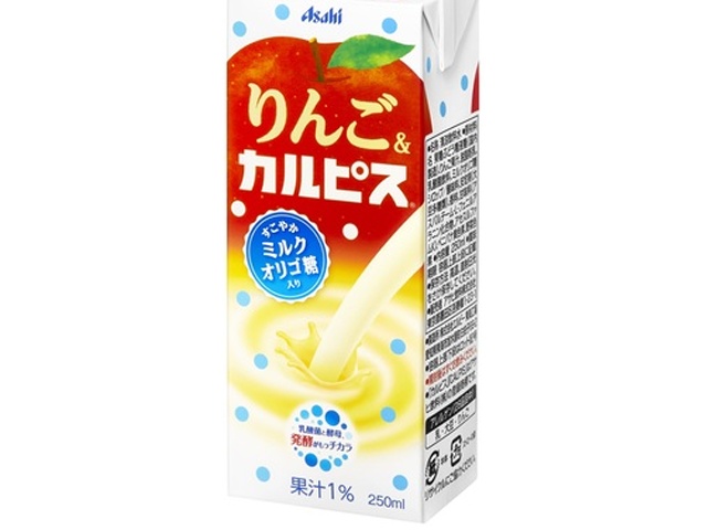 エルビー りんご＆カルピス ２５０ｍｌ △ 【購入入数１２個】