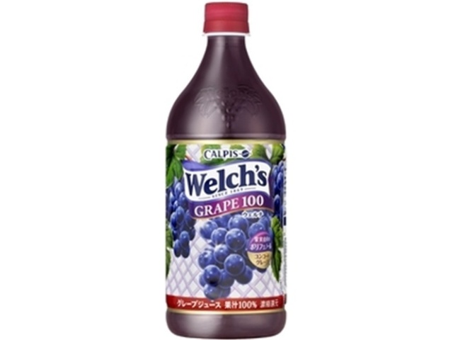 ウェルチ グレープ１００Ｐ８００ｍｌ □お取り寄せ品 【購入入数８個】