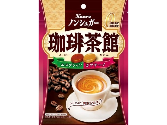カンロ ノンシュガー珈琲茶館 ７２ｇ △ 【購入入数６個】