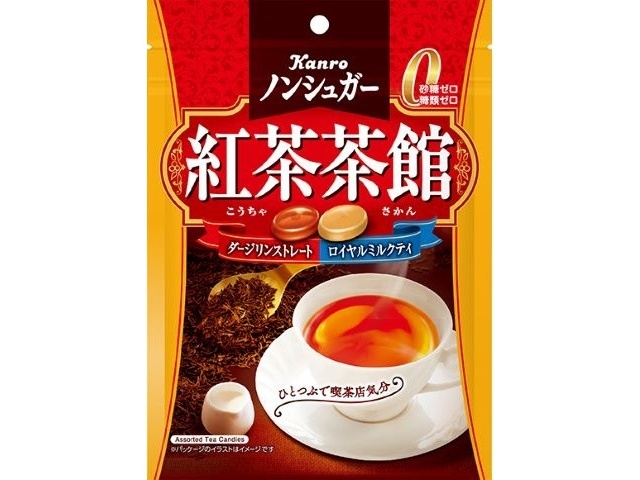 カンロ ノンシュガー紅茶茶館 ７２ｇ △ 【購入入数６個】