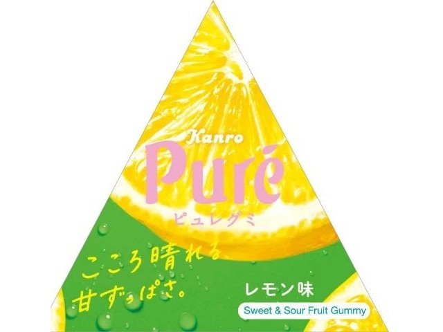 カンロ ピュレグミプチ三角 レモン１３ｇ  【購入入数２４個】