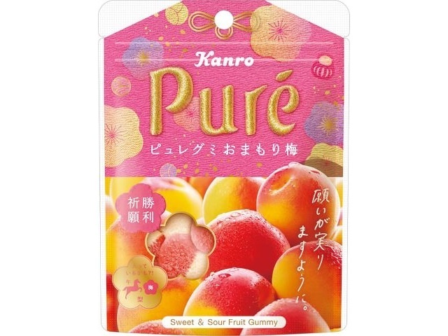 カンロ ピュレグミ おまもり梅５２ｇ 【数量限定】 △ 【購入入数６個】