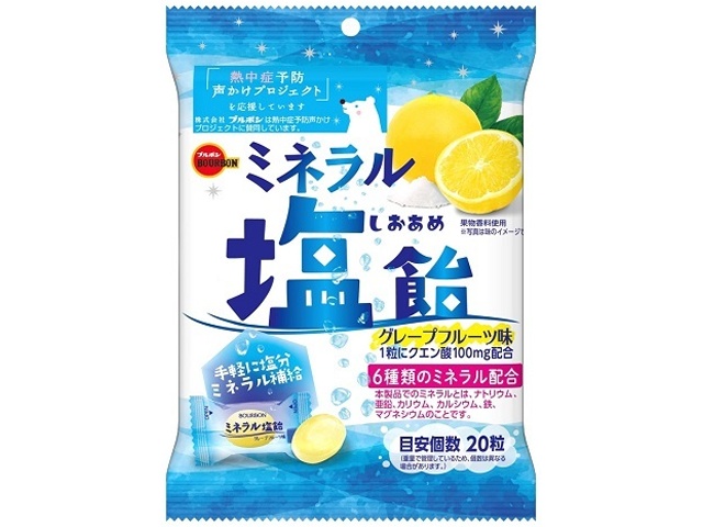 ブルボン ミネラル塩飴 ９４ｇ □お取り寄せ品 【購入入数４８個】