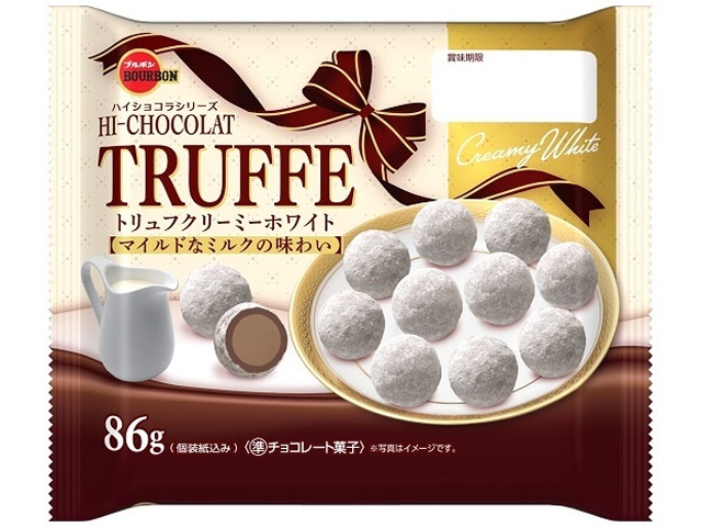 ブルボン トリュフクリーミーホワイト ８６ｇ □お取り寄せ品 【購入入数２４個】