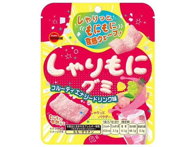 ブルボン しゃりもにグミフルーティエナジードリンク 【新商品 4/7 発売】 □お取り寄せ品 【購入入数１２０個】
