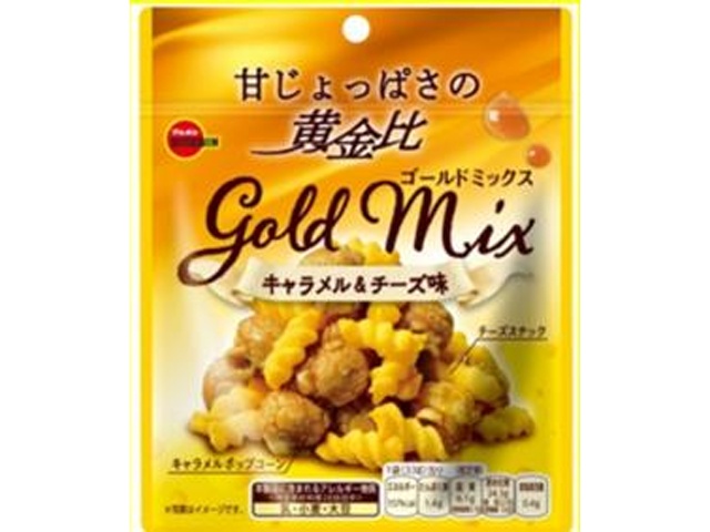 ブルボン ゴールドミックスキャラメル＆チーズ３３ｇ 【新商品 3/31 発売】 □お取り寄せ品 【購入入数２４個】