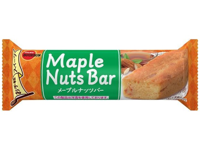 ブルボン メープルナッツバー １個 【新商品 3/3 発売】 □お取り寄せ品 【購入入数１０８個】