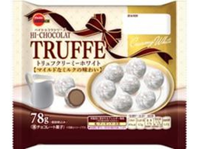 ブルボン トリュフ クリーミーホワイト７８ｇ 【新商品 3/24 発売】 □お取り寄せ品 【購入入数２４個】