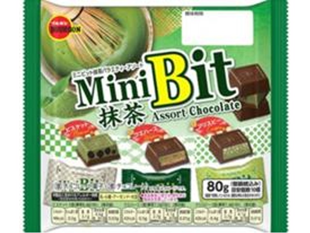 ブルボン ミニビット抹茶バラエティーアソート８０ｇ 【新商品 3/10 発売】 □お取り寄せ品 【購入入数２４個】