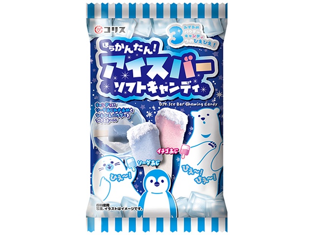 コリス ほらかんたん！アイスバーソフトキャンディ □お取り寄せ品 【購入入数１２０個】
