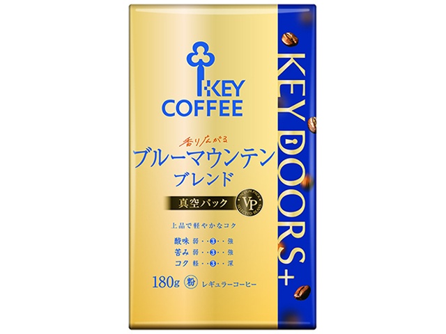 キー 香り広がるブルーマウンテンブレンド １８０ｇ □お取り寄せ品 【購入入数２４個】