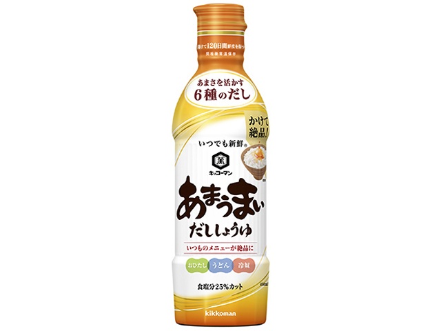 キッコーマン いつでも新鮮あまうまいだししょうゆ４５０ｍｌ □お取り寄せ品 【購入入数１２個】