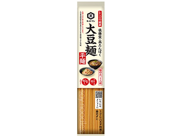 キッコーマン 大豆麺 平麺 １人前６２ｇ □お取り寄せ品 【購入入数１２０個】