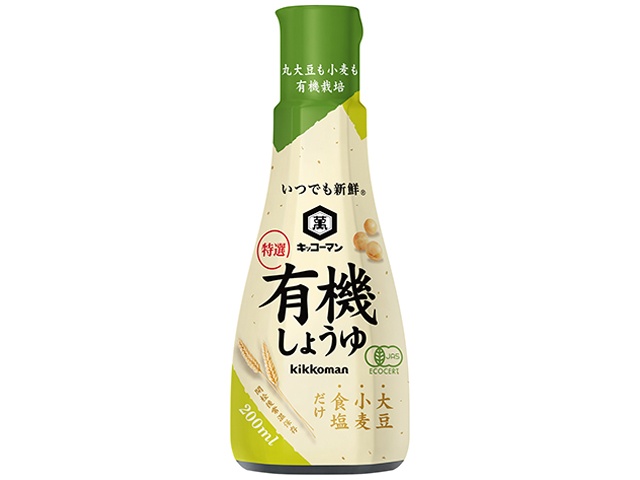 キッコーマン いつでも新鮮 特選有機しょうゆ ２００ｍｌ  【購入入数６個】