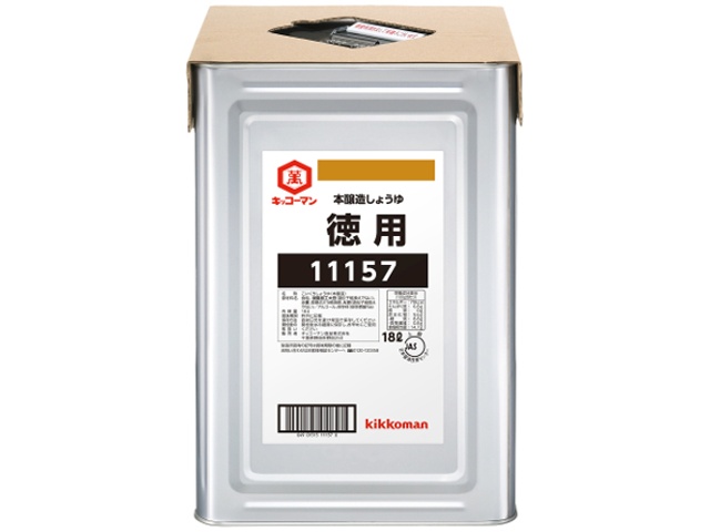 キッコーマン 徳用しょうゆ １８Ｌ缶業務用 □お取り寄せ品 【購入入数１個】