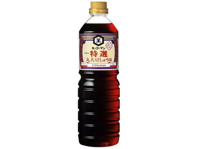 キッコーマン 特選丸大豆しょうゆ １Ｌ  【購入入数６個】