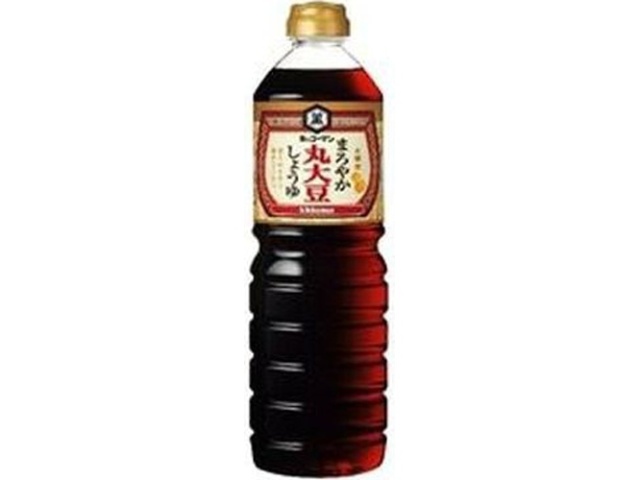 キッコーマン まろやか丸大豆しょうゆ １Ｌ □お取り寄せ品 【購入入数６個】