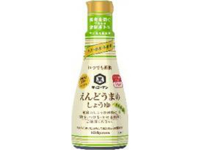 キッコーマン いつでも新鮮えんどうまめしょうゆ ２００ｍｌ □お取り寄せ品 【購入入数１２個】