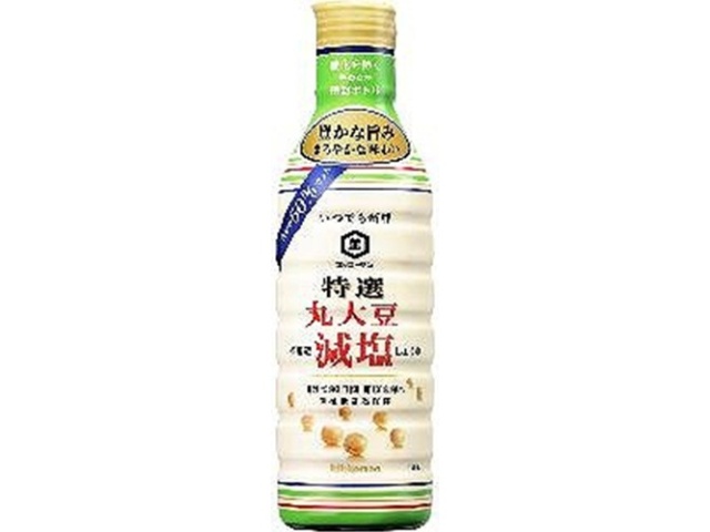 キッコーマン いつでも新鮮特選丸大豆減塩しょうゆ４５０ｍｌ □お取り寄せ品 【購入入数１２個】