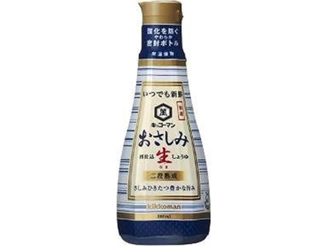 キッコーマン いつでも新鮮おさしみ生しょうゆ ２００ｍｌ △ 【購入入数６個】