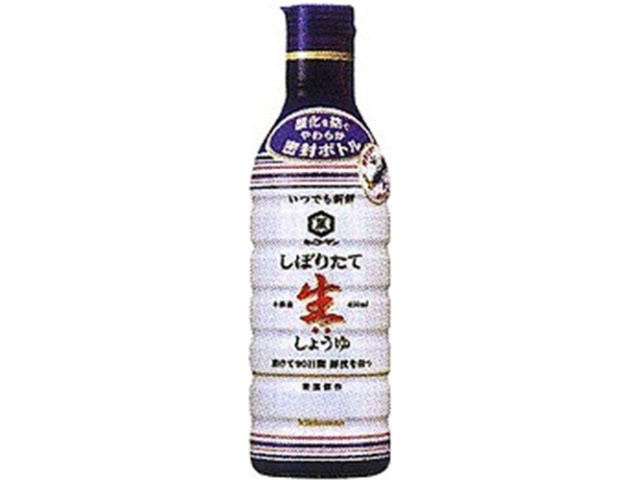 キッコーマン いつでも新鮮搾りたて生しょうゆ４５０ｍｌ △ 【購入入数１２個】