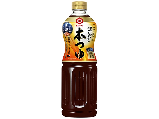 キッコーマン 濃いだし本つゆ １Ｌ △ 【購入入数１２個】