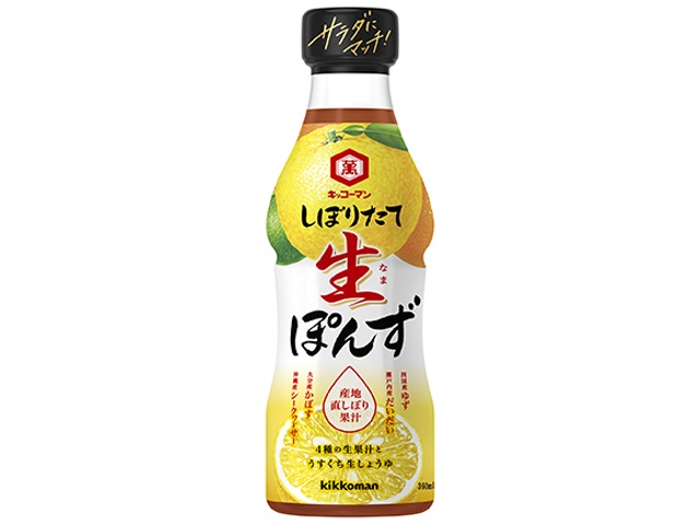 キッコーマン しぼりたて生ぽんず ３６０ｍｌ □お取り寄せ品 【購入入数１２個】
