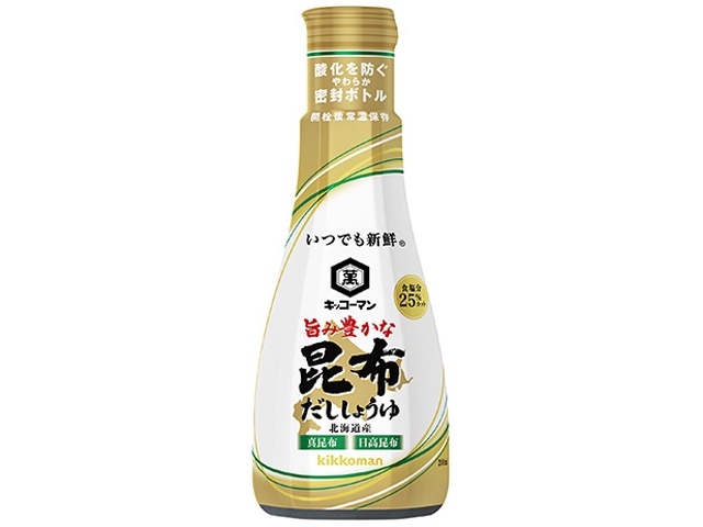 キッコーマン いつでも新鮮旨み豊かな昆布しょうゆ２００ｍｌ □お取り寄せ品 【購入入数１２個】