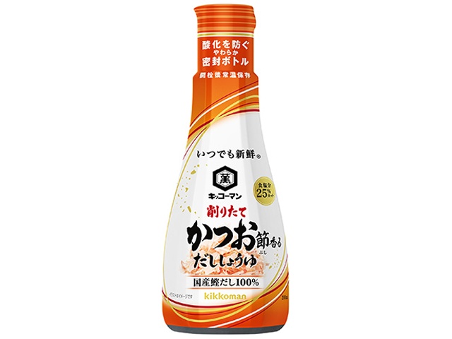 キッコーマン いつでも新鮮 鰹節香るしょうゆ２００ｍｌ □お取り寄せ品 【購入入数１２個】
