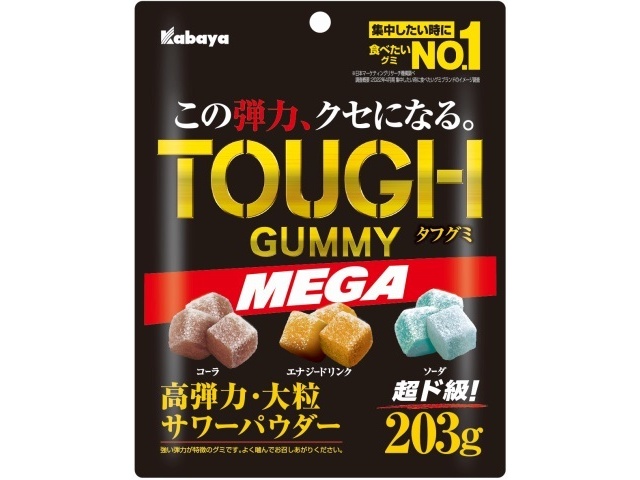 カバヤ タフグミＭＥＧＡ ２０３ｇ △ 【購入入数６個】
