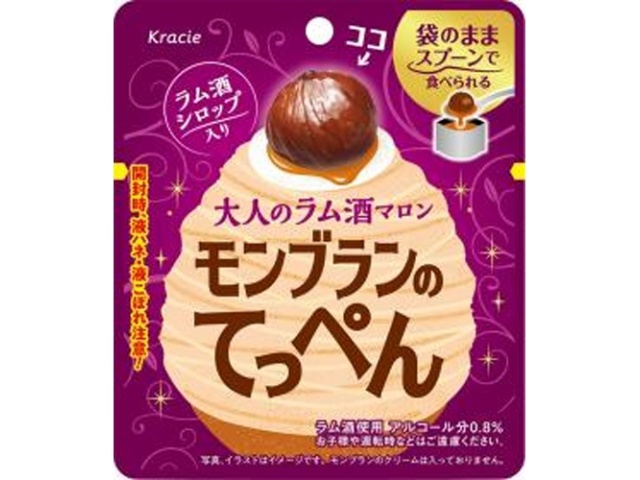 クラシエフーズ販売 モンブランのてっぺん６５ｇ □お取り寄せ品 【購入入数９６個】