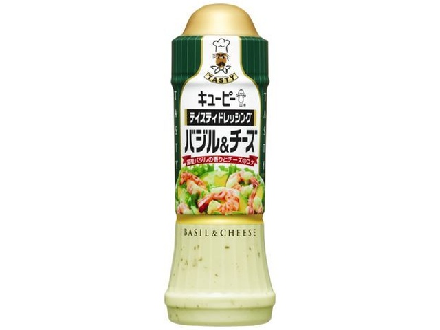 ＱＰ テイスティドレ バジル＆チーズ２１０ｍｌ □お取り寄せ品 【購入入数２４個】