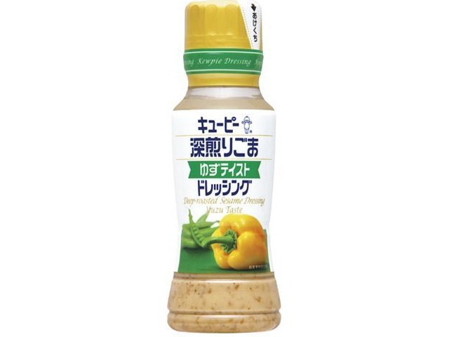 ＱＰ 深煎りごまゆずテイストドレッシング１８０ｍｌ □お取り寄せ品 【購入入数２４個】