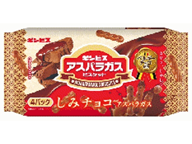 ギンビス しみチョコミニアスパラガス４Ｐ  【購入入数１２個】