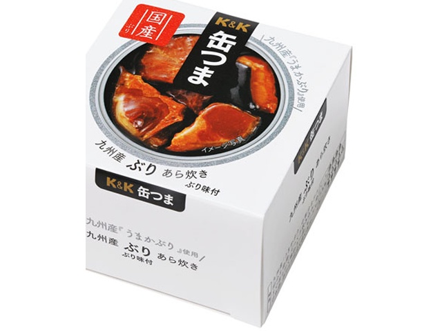 Ｋ＆Ｋ 缶つまＰ九州産ぶりあら炊き 携帯缶 □お取り寄せ品 【購入入数２４個】