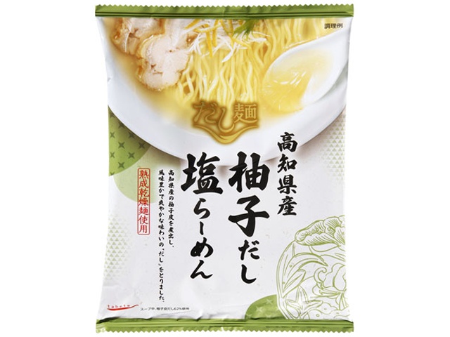 国分 だし麺 高知県産柚子だし塩らーめん □お取り寄せ品 【購入入数４０個】