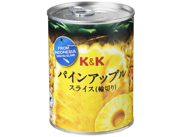 Ｋ＆Ｋ インドネシアパイン スライス５６５ｇ □お取り寄せ品 【購入入数２４個】